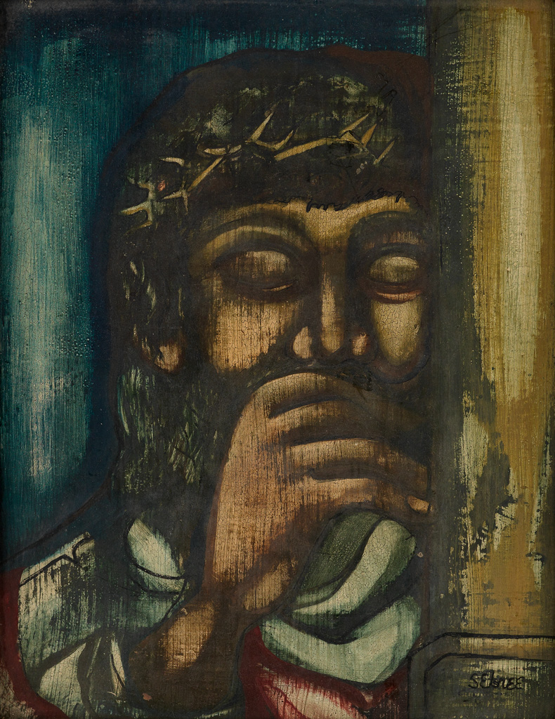 CHARLES SEBREE (1914 - 1985) Christ with a Crown of Thorns.